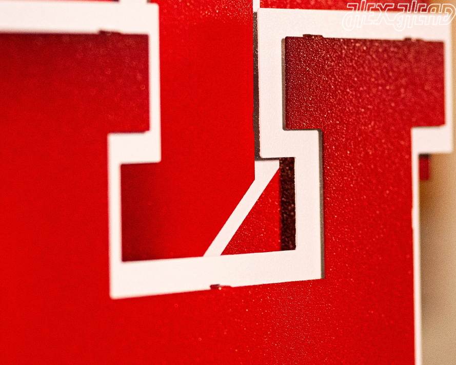 Houston Cougars Interlocking "UH" 3D Metal Wall Art