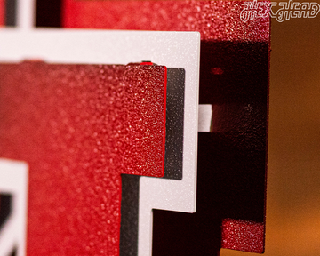 Houston Cougars Interlocking "UH" 3D Metal Wall Art