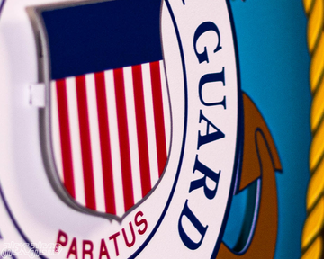 United States Coast Guard Seal 3D Vintage Metal Wall Art