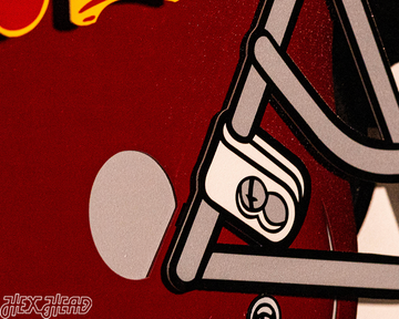 USC Southern California Trojans BLITZ COLLECTION - 8 LAYER 3D Metal Wall Art