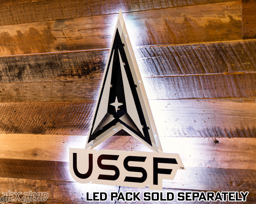 United States Space Force 3D Vintage Metal Wall Art