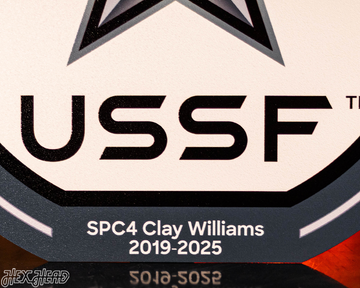 VARSITY Collection- SINGLE Layer United States Space Force Metal Wall Art