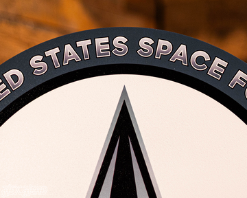 VARSITY Collection- SINGLE Layer United States Space Force Metal Wall Art