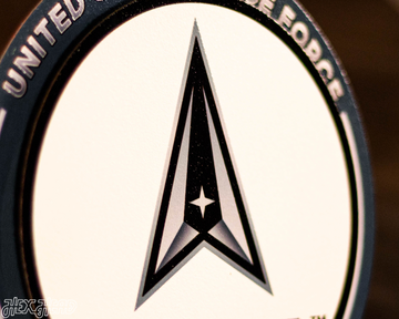 United States Space Force "Double Play" On the Shelf or on the Wall Art