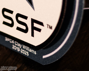 United States Space Force "Double Play" On the Shelf or on the Wall Art