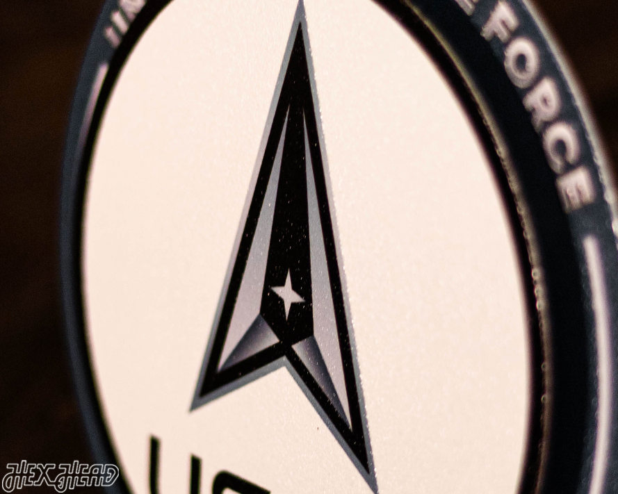 United States Space Force "Double Play" On the Shelf or on the Wall Art