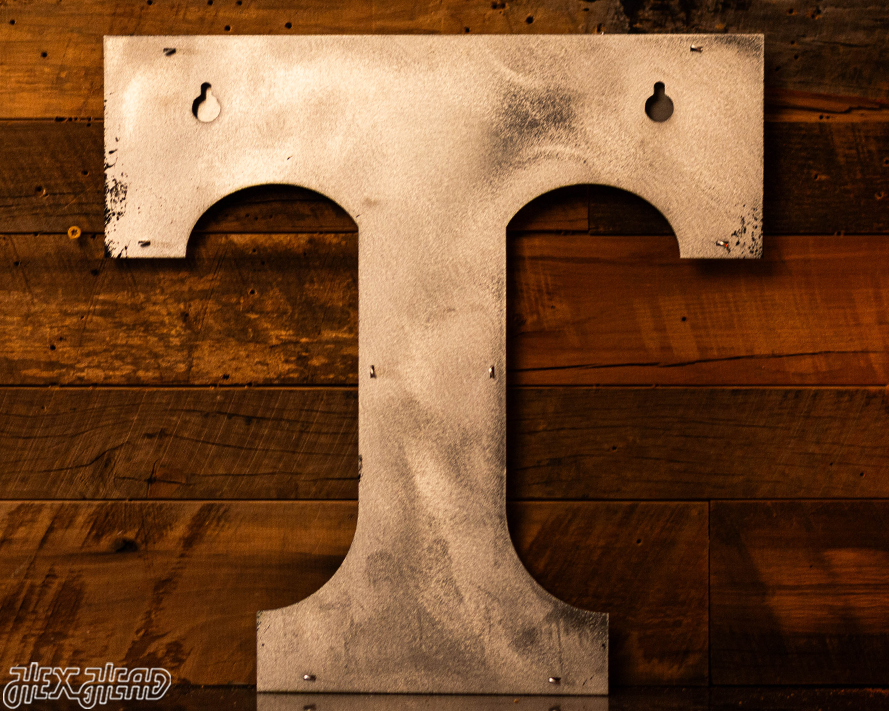 MONOCHROME - Tennessee Volunteers "T" 3D Vintage Metal Wall Art