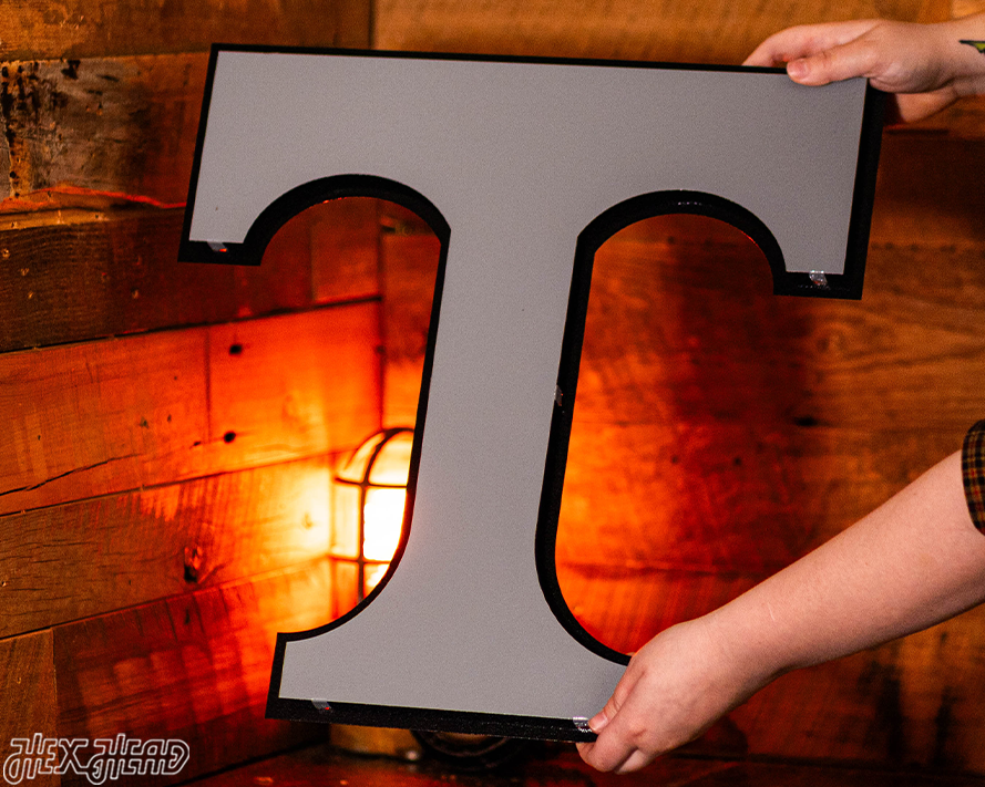 MONOCHROME - Tennessee Volunteers "T" 3D Vintage Metal Wall Art