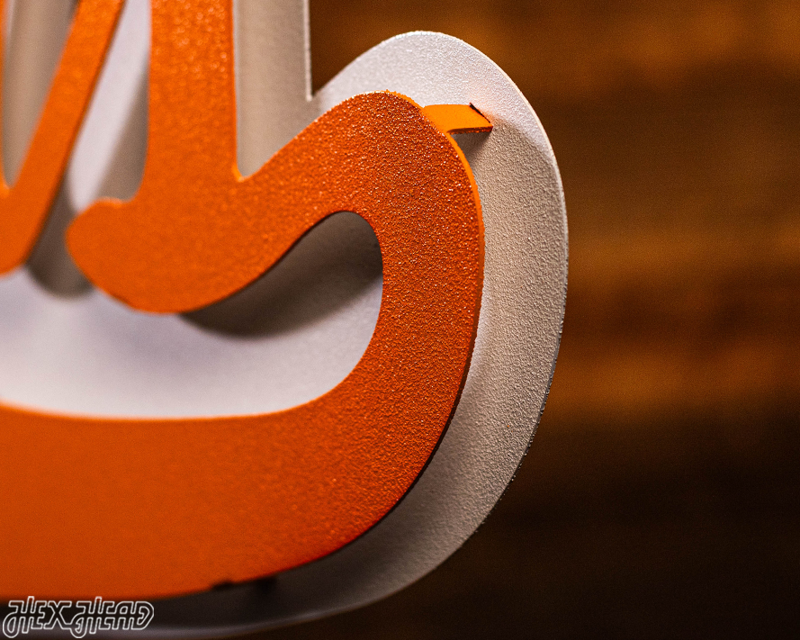 Tennessee Volunteers BASEBALL "VOLS" Script 3D Metal Wall Art