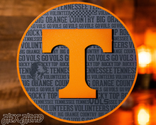 Load image into Gallery viewer, CRAFT SERIES - Tennessee Volunteers 3D Embossed Metal Wall Art
