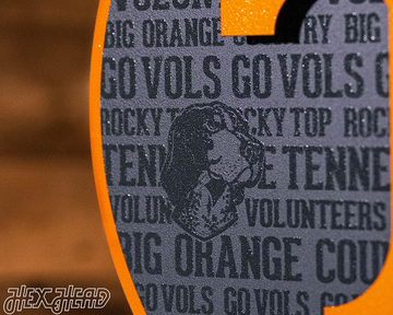 Tennessee Volunteers CRAFT SERIES 3D Embossed Metal Wall Art