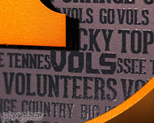 Load image into Gallery viewer, CRAFT SERIES - Tennessee Volunteers 3D Embossed Metal Wall Art
