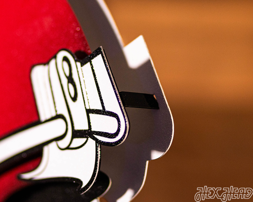 Utah Utes BLITZ COLLECTION - 8 LAYER 3D Metal Wall Art