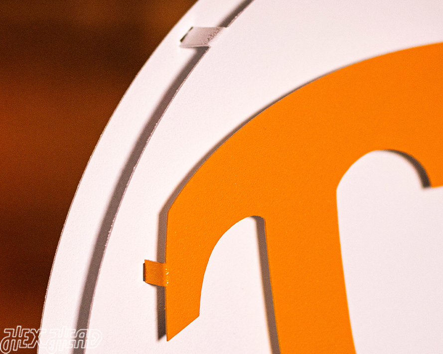 Tennessee Volunteers BLITZ COLLECTION - 8 LAYER 3D Metal Wall Art