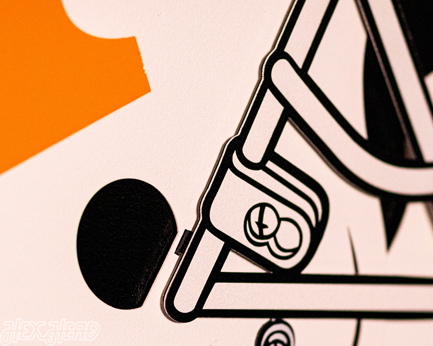 Tennessee Volunteers BLITZ COLLECTION - 8 LAYER 3D Metal Wall Art