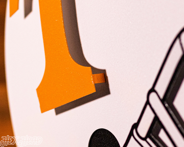 Tennessee Volunteers BLITZ COLLECTION - 8 LAYER 3D Metal Wall Art