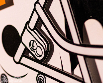 Tennessee Volunteers BLITZ COLLECTION - 8 LAYER 3D Metal Wall Art