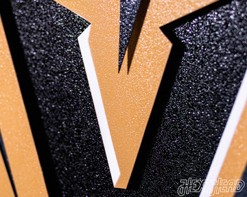 Vegas Golden Knights 3D Vintage Metal Wall Art