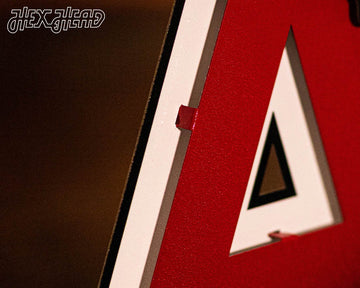 Arkansas Razorback VAULT "Hog Leaning on A"  3D Vintage Metal Wall Art