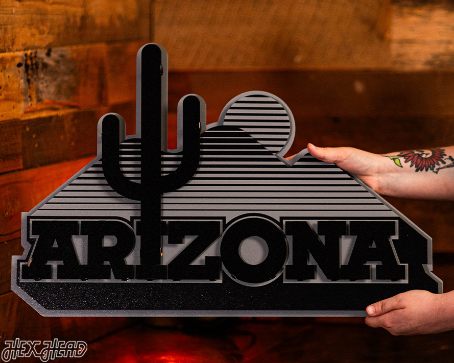 MONOCHROME - Arizona Wildcats Vintage "Cactus" Desert logo