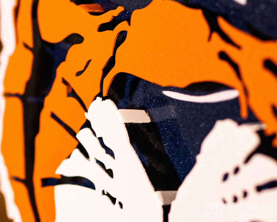 Auburn Tigers "Aubie" VAULT 3D Vintage Metal Wall Art