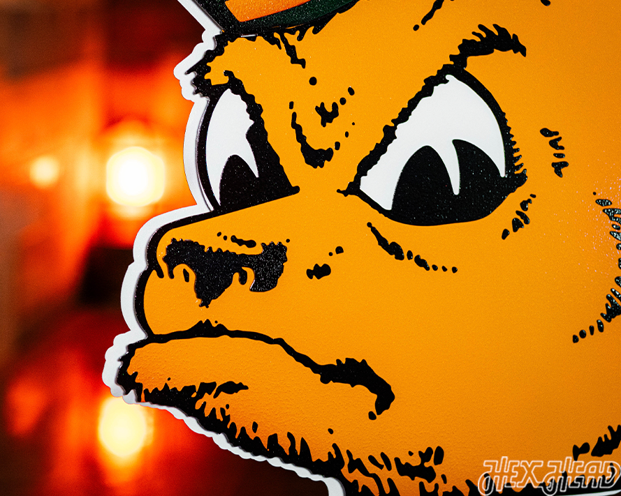 Baylor Bears VAULT Bear 3D Vintage Metal Wall Art