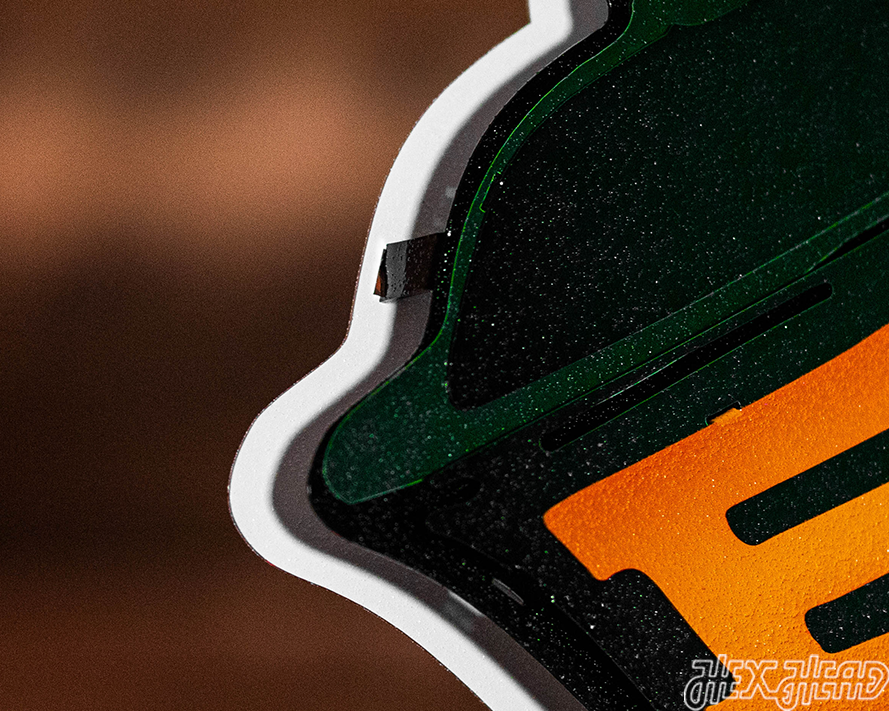 Baylor Bears VAULT Bear 3D Vintage Metal Wall Art