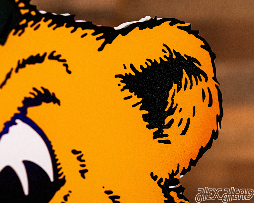 Baylor Bears VAULT Bear 3D Vintage Metal Wall Art