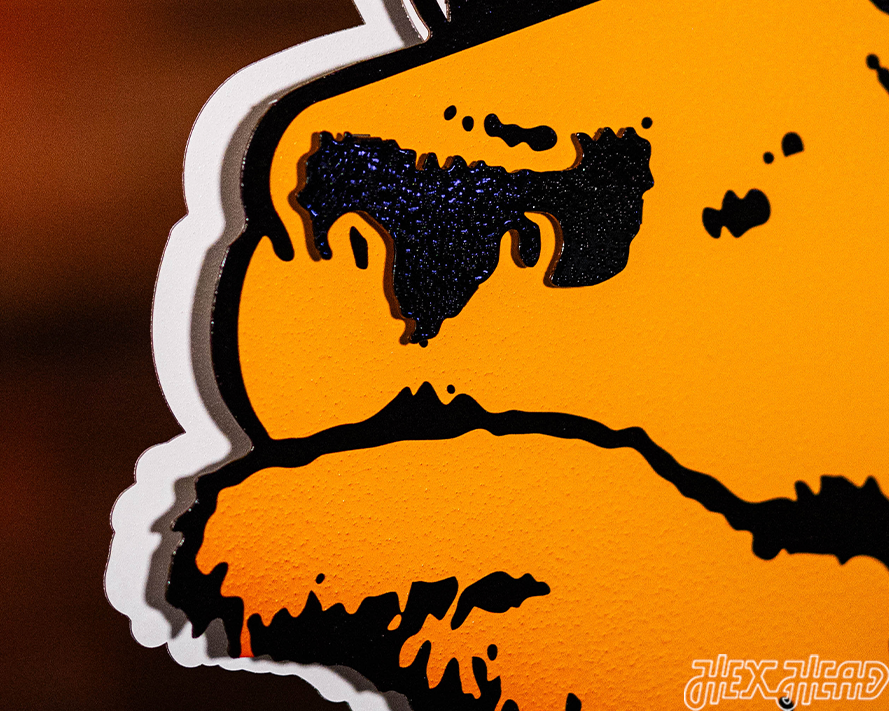 Baylor Bears VAULT Bear 3D Vintage Metal Wall Art