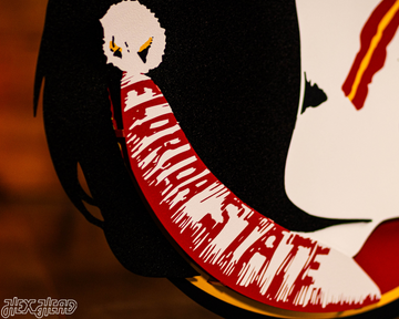 Florida State VAULT "Seminole Head" 3D Metal Wall Art