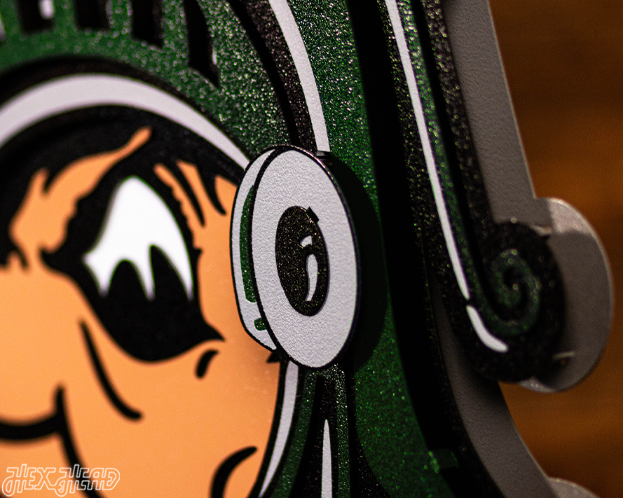 Michigan State " Gruff Sparty" 3D Vintage Metal Wall Art