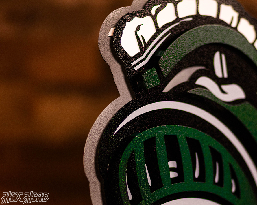 Michigan State " Gruff Sparty" 3D Vintage Metal Wall Art