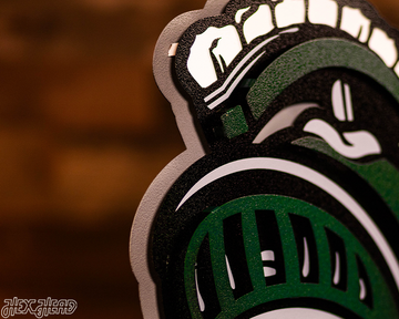 Michigan State " Gruff Sparty" 3D Vintage Metal Wall Art