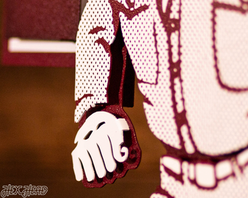 Texas A&M Aggies Vault "Ole Sarge" 3D Vintage Metal Wall Art