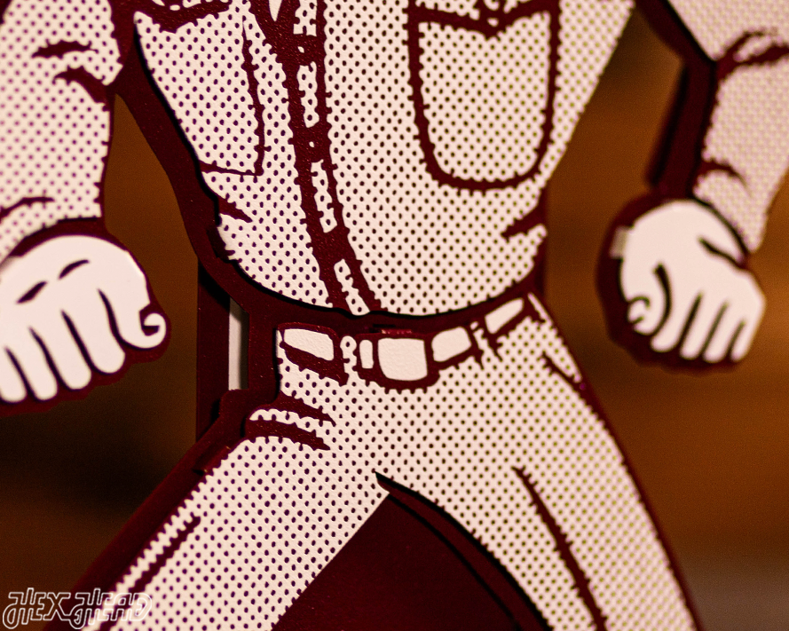 Texas A&M Aggies Vault "Ole Sarge" 3D Vintage Metal Wall Art