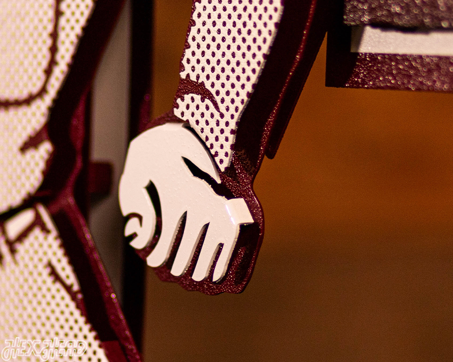 Texas A&M Aggies Vault "Ole Sarge" 3D Vintage Metal Wall Art