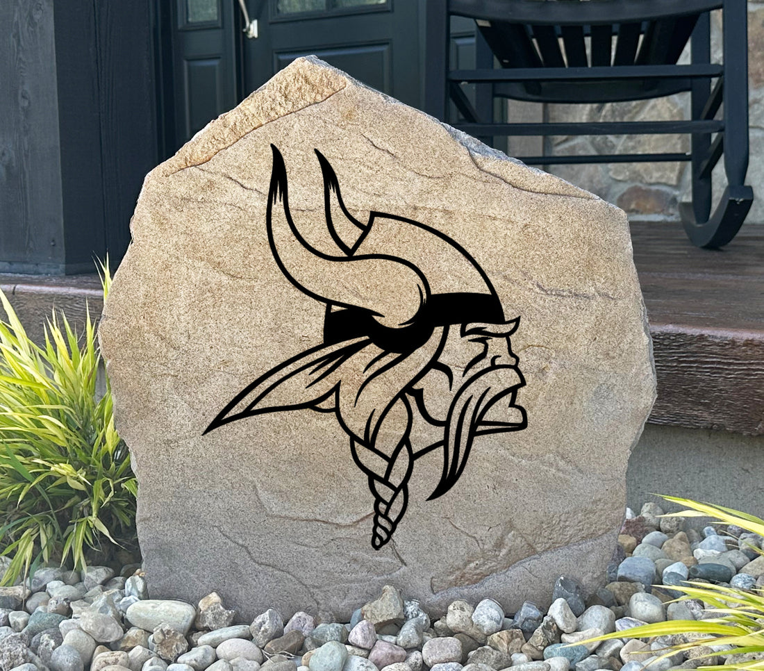 Minnesota Vikings Design-A-Stone Landscape Art