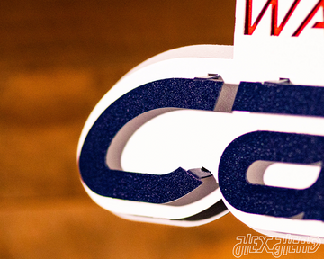 Washington Capitals 3D Vintage Metal Wall Art