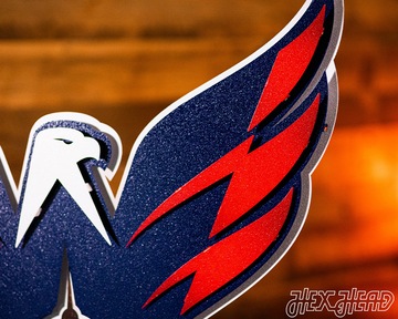 Washington Capitals "WEAGLE" 3D Vintage Metal Wall Art
