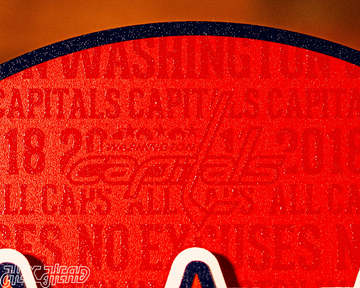 Washington Capitals CRAFT SERIES 3D Embossed Metal Wall Art