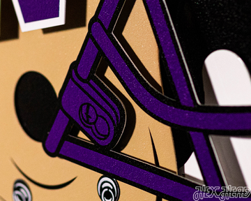 Washington Huskies BLITZ COLLECTION - 8 LAYER 3D Metal Wall Art