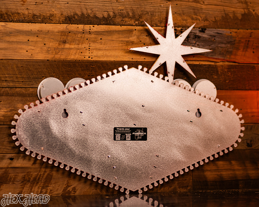 "Welcome to Las Vegas" 3D Metal Wall Art