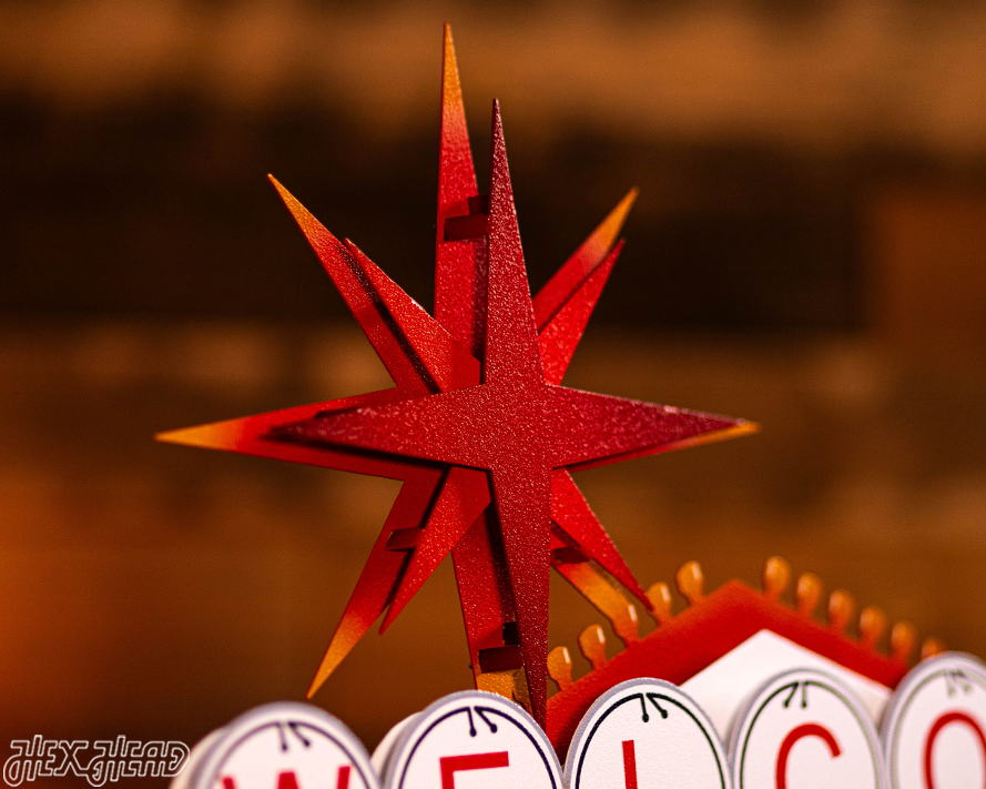 "Welcome to Las Vegas" 3D Metal Wall Art