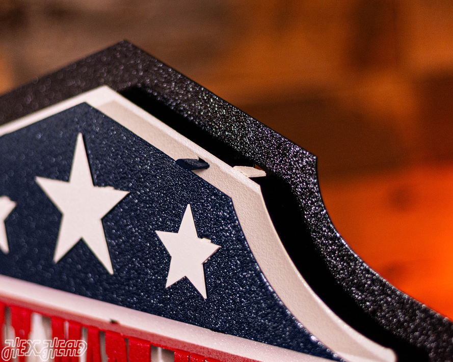 Proudly Made in the USA! 3D Vintage Metal Art