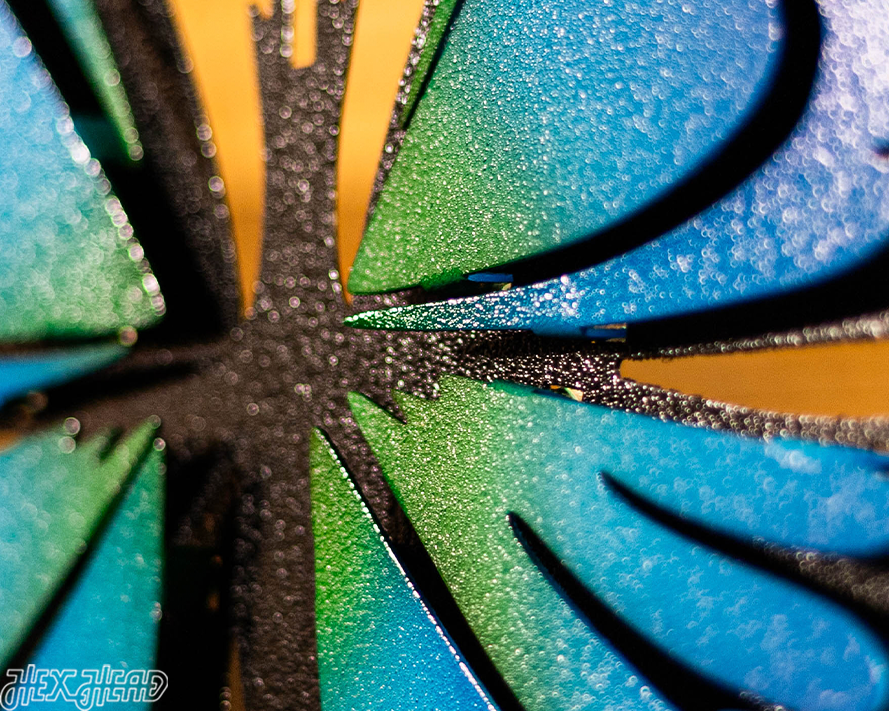 Butterfly Multicolor 3D Metal Wall Art