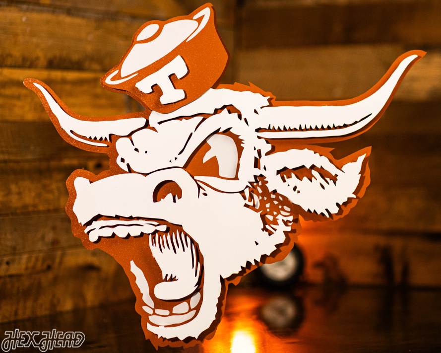 Screaming Bevo Texas Longhorn