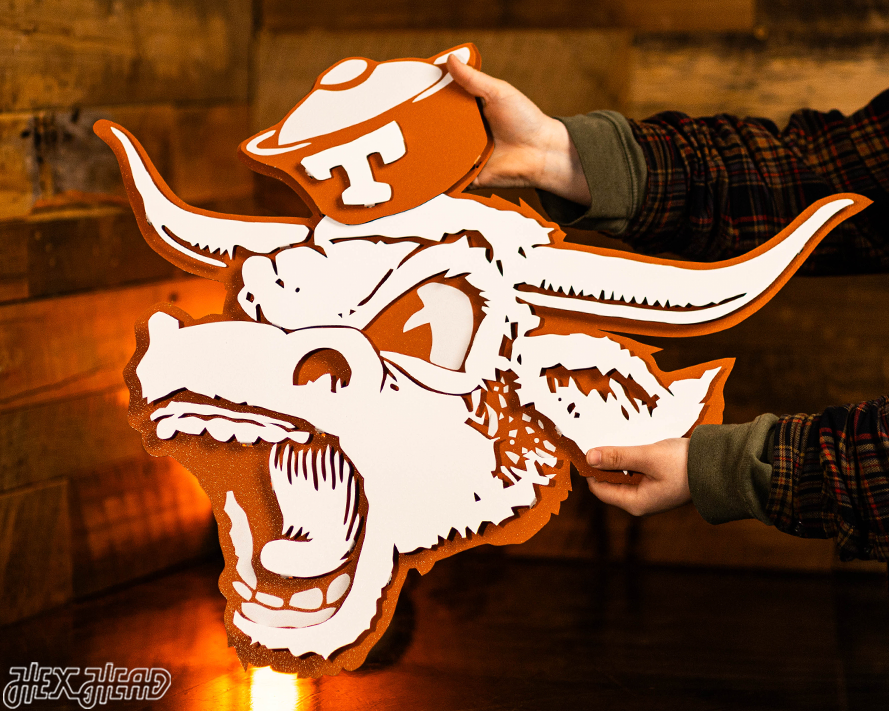 Screaming Bevo Texas Longhorn