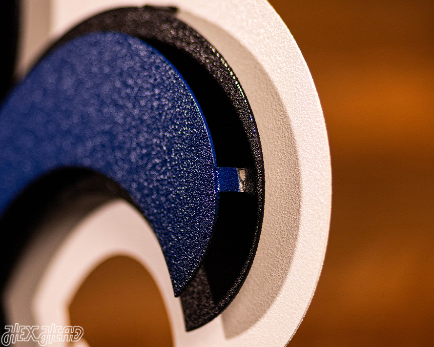 Fleur De Lis WILDCATS 3D Vintage Metal Wall Art