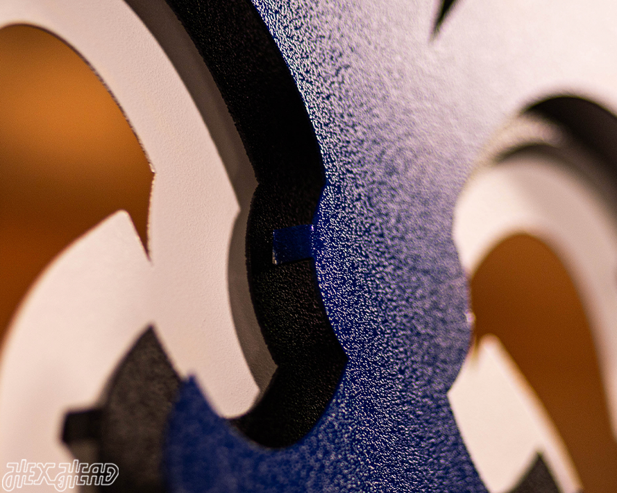 Fleur De Lis WILDCATS 3D Vintage Metal Wall Art