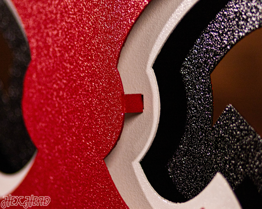 Fleur De Lis LOUISVILLE 3D Vintage Metal Wall Art